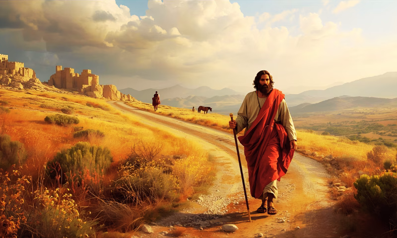 Paulo caminhando para Damasco