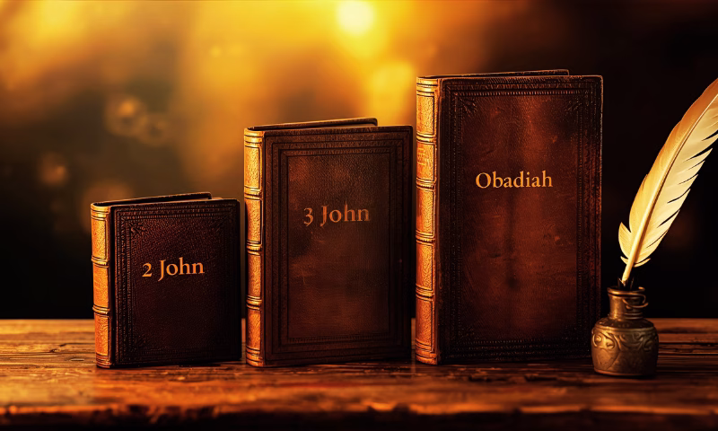 Livros 2 João, 3 João e Obadias